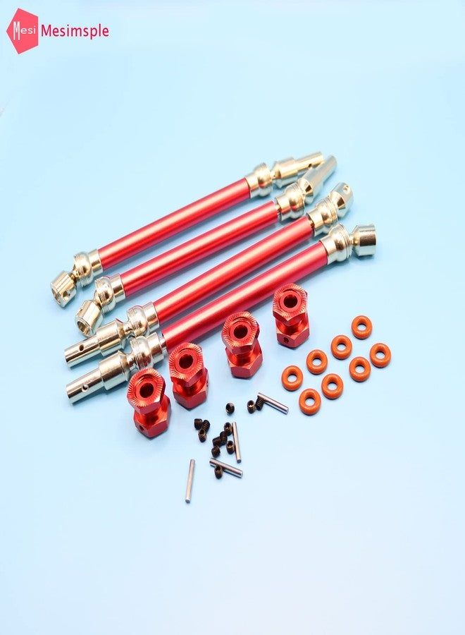 Mesimsple مجموعة عمود نقل الحركة CVD البسيطة ومجموعة محور العجلة السداسي ARA311147 لسيارات Arrma 1/10 Kraton V2 Drive Shaft 4S BLX Outcast 4X4 4S V2 BLX، قطع غيار الترقية - Image 3